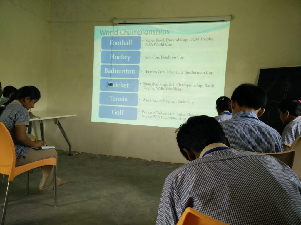 Digital teaching session