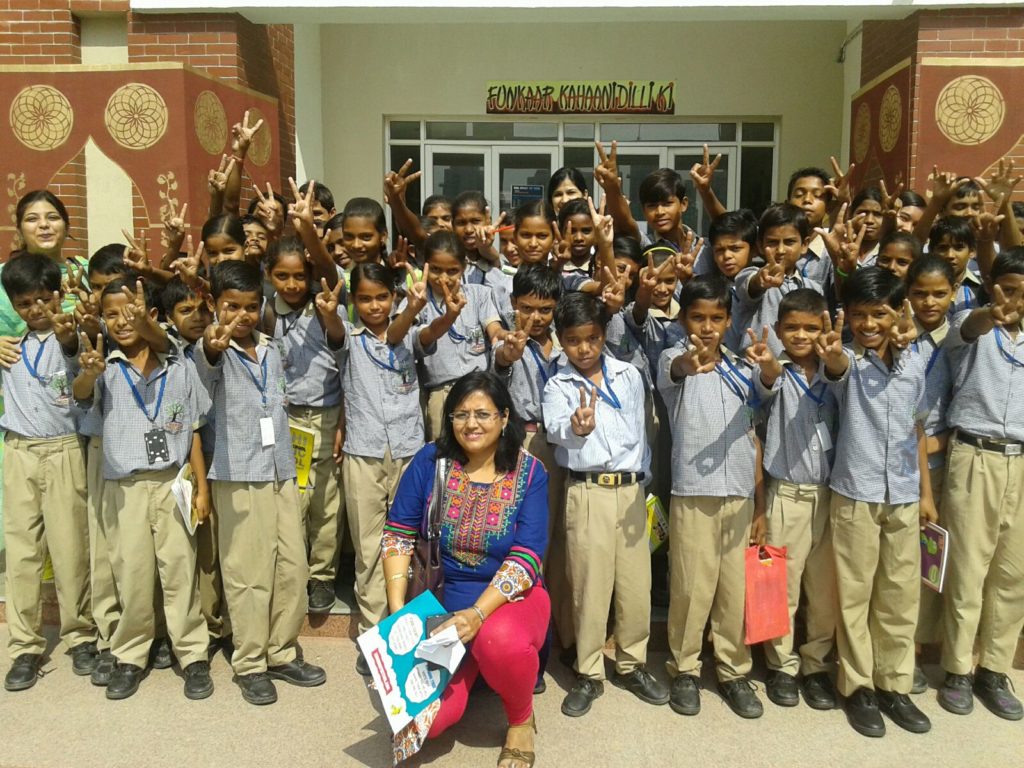 With Swati Ma’am at Kahani Festival