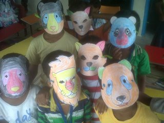 Mask Making in Craft class