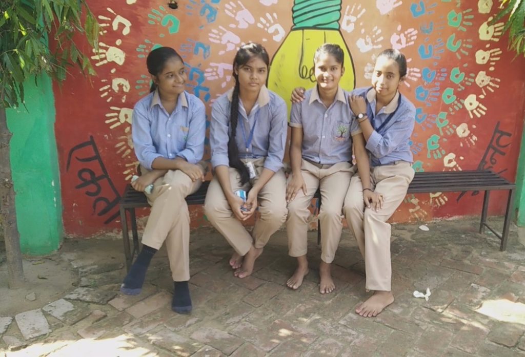 chit-chat with friends during break