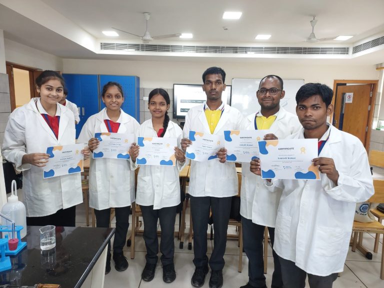 Science students at DPSI - 2024